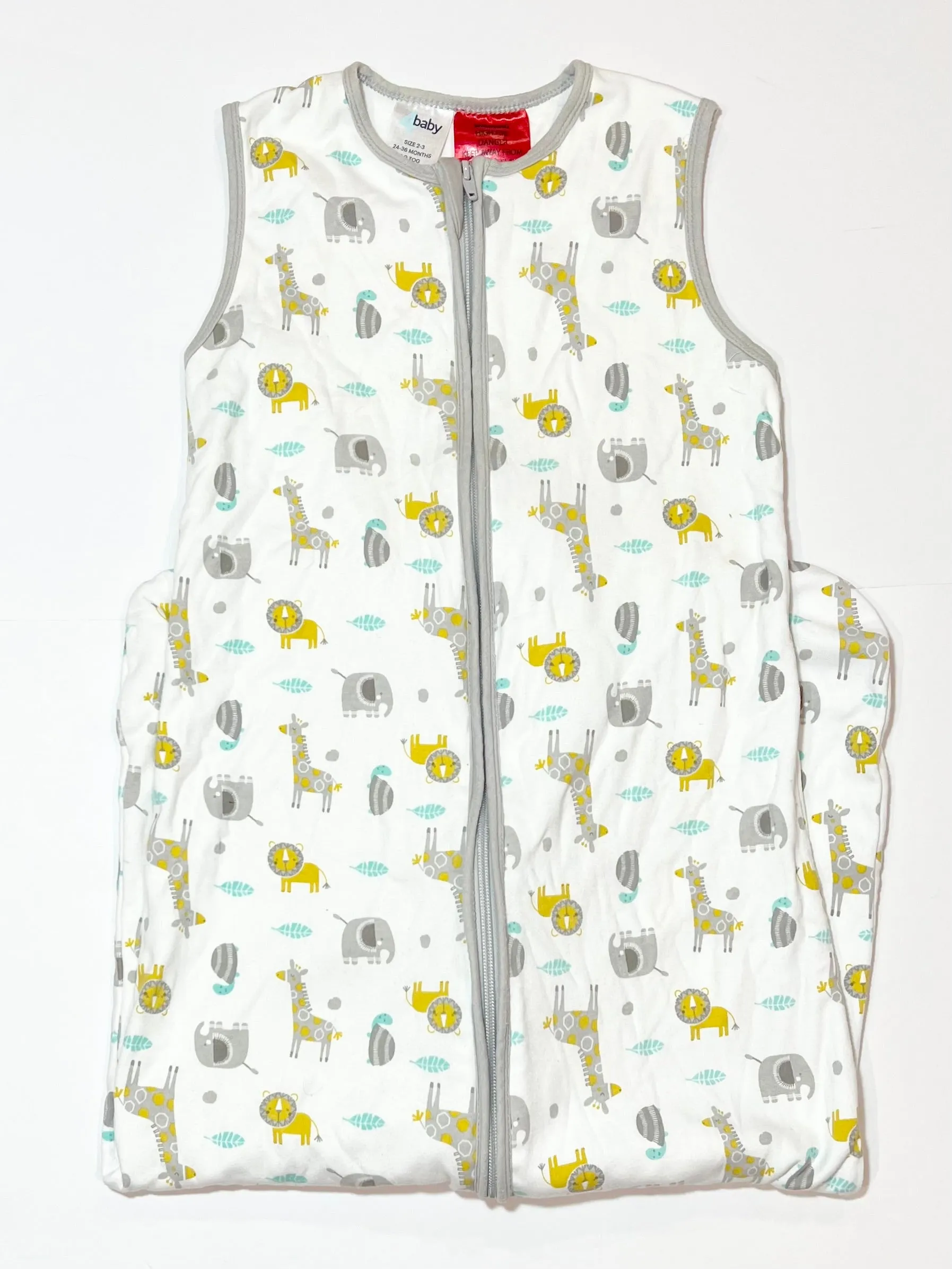 1.0 tog jersey sleeping bag - Size 24-36 months