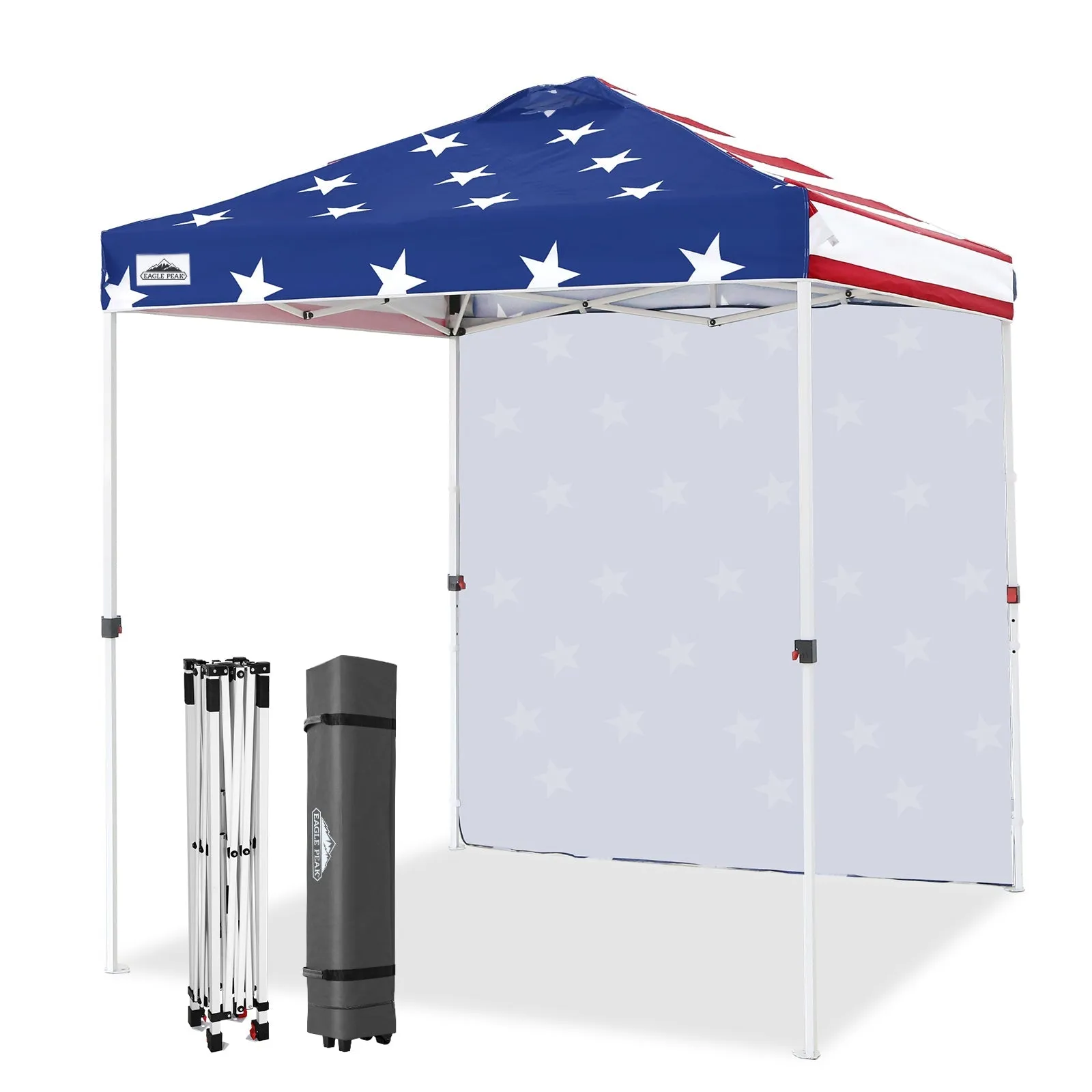 6.6x6.6 Pop Up Canopy Tent with Sidewall