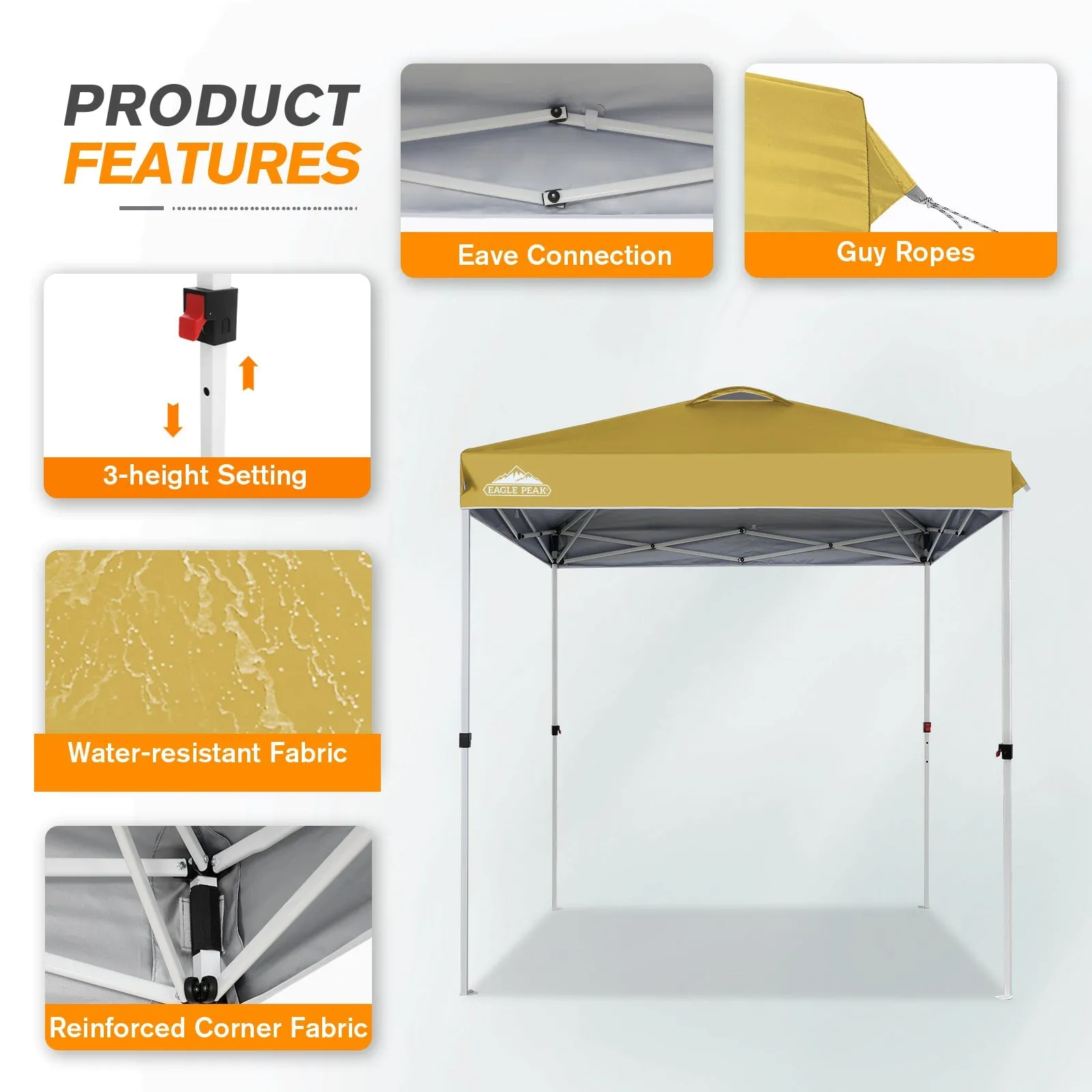 6.6x6.6 Pop Up Canopy Tent