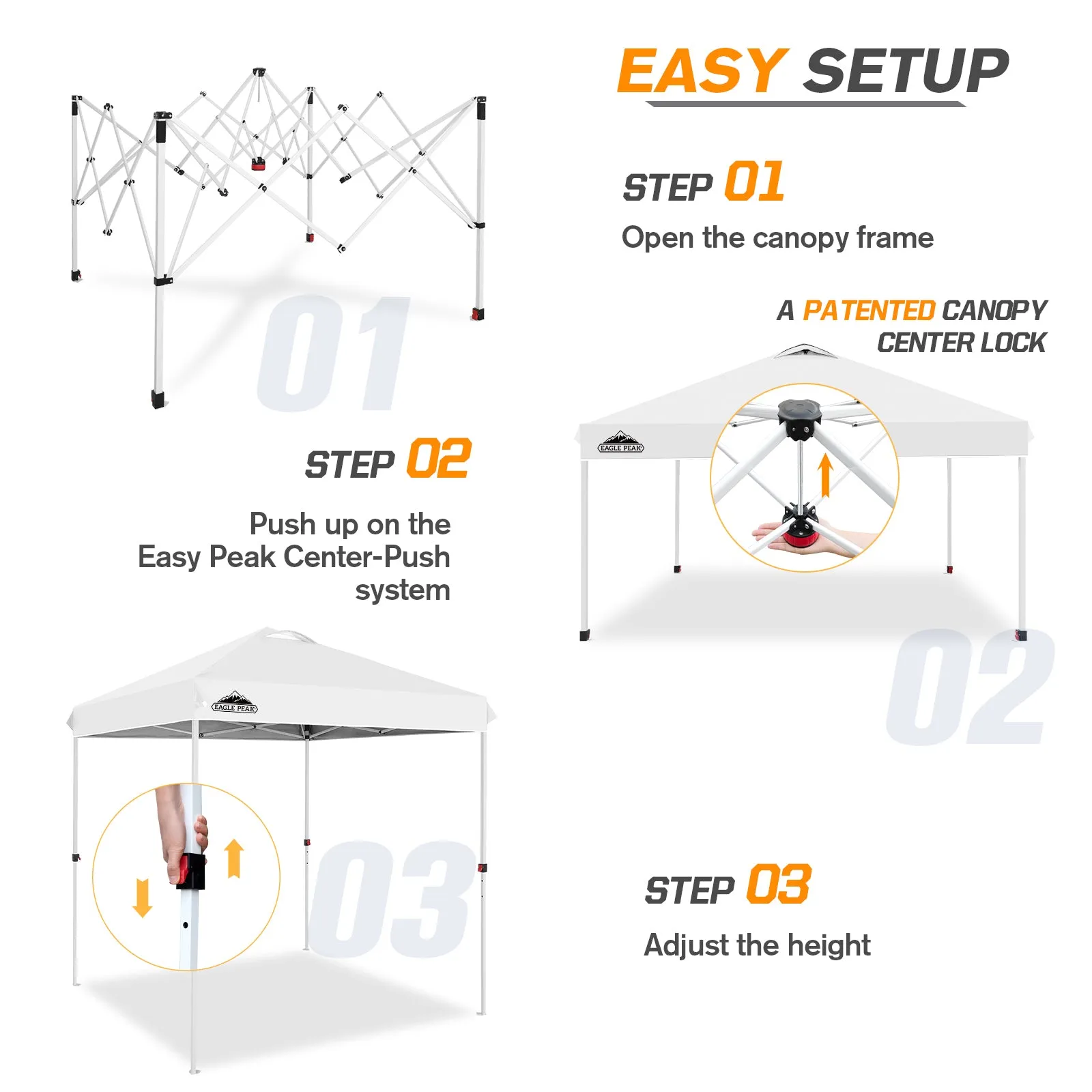 6.6x6.6 Pop Up Canopy Tent