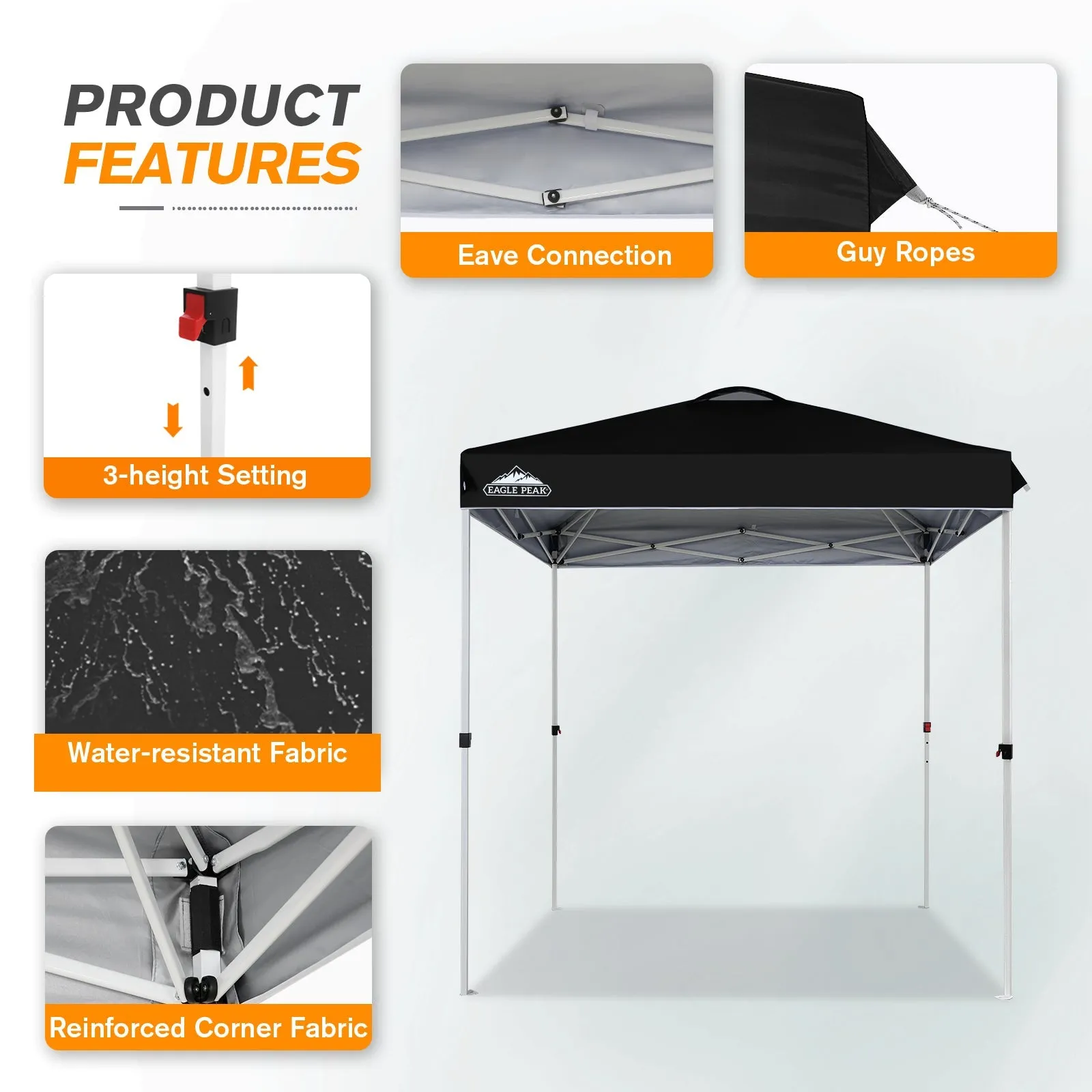 6.6x6.6 Pop Up Canopy Tent