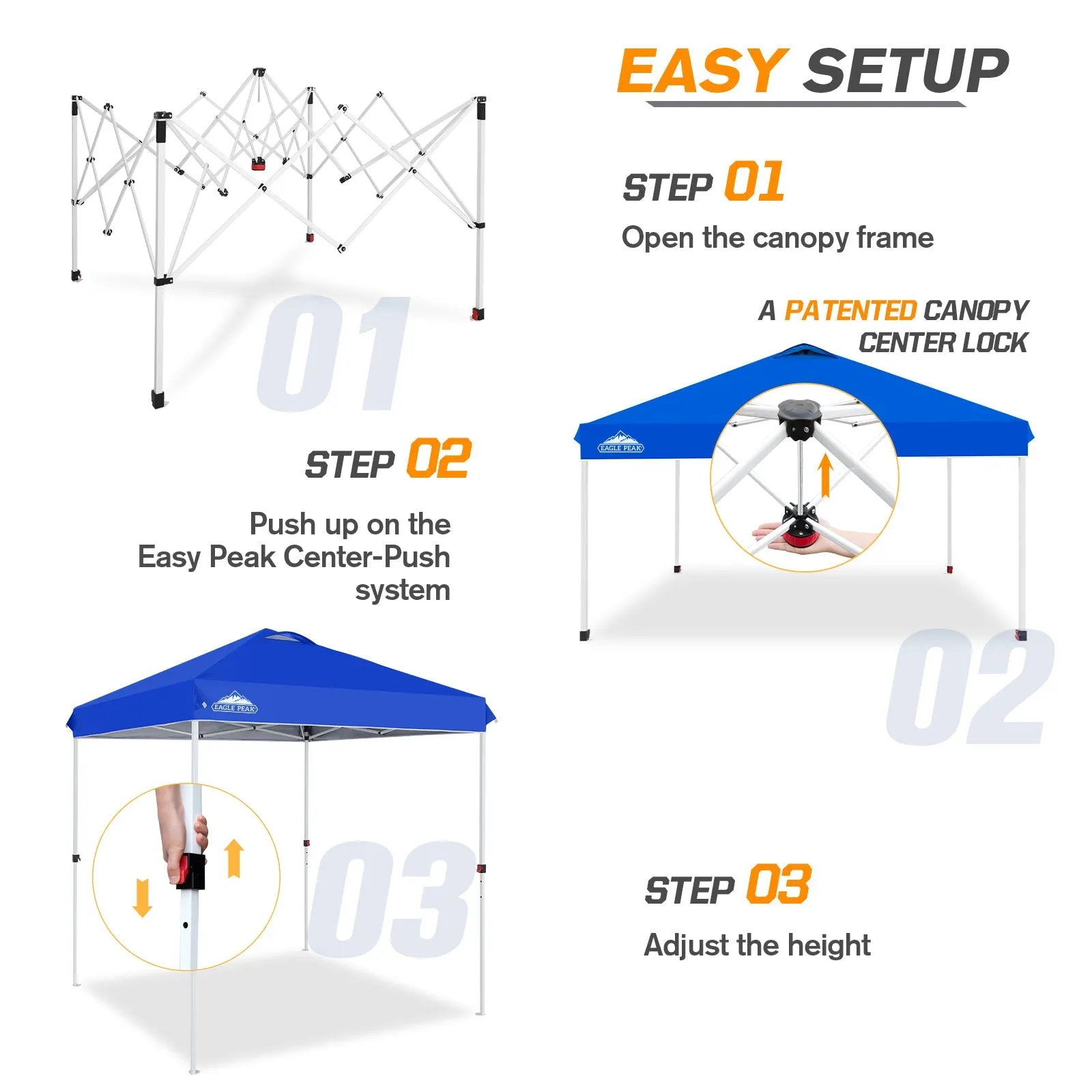 6.6x6.6 Pop Up Canopy Tent