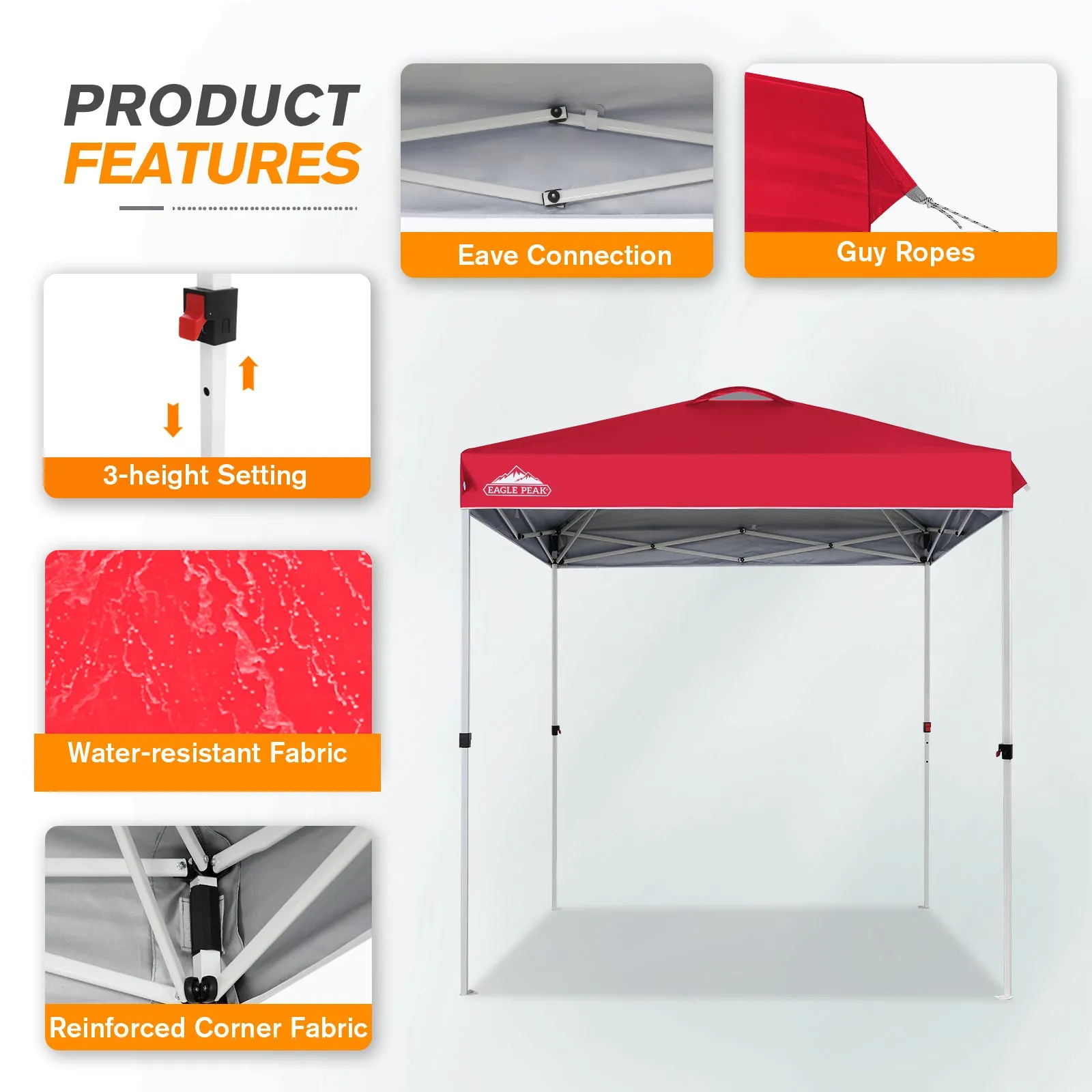 6.6x6.6 Pop Up Canopy Tent
