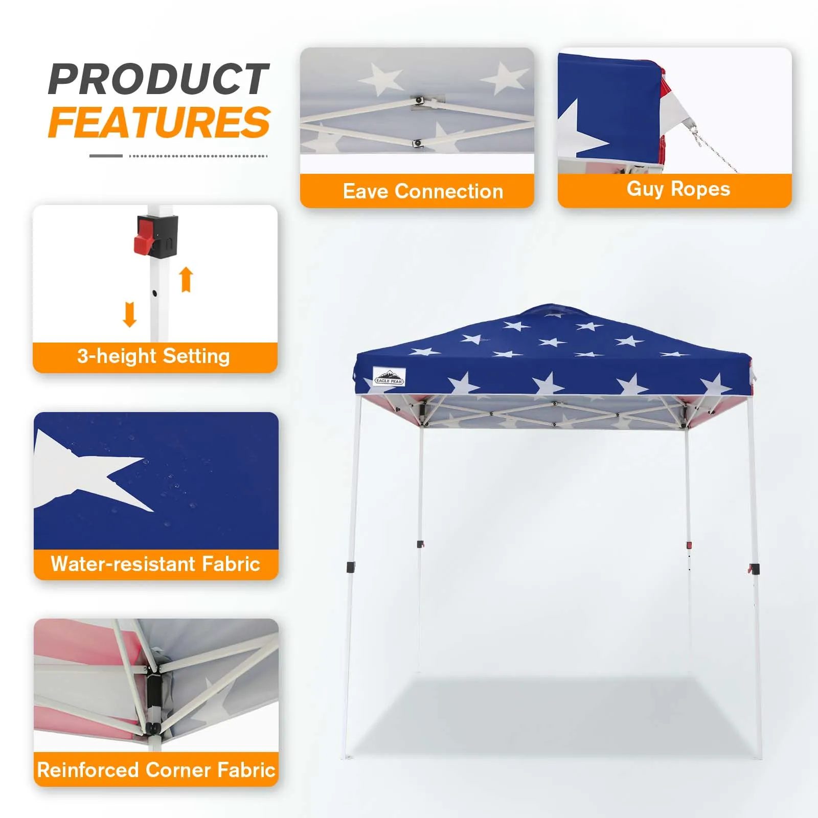 6.6x6.6 Pop Up Canopy Tent