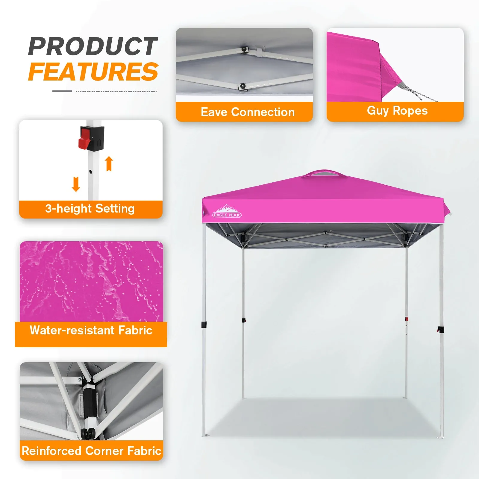 6.6x6.6 Pop Up Canopy Tent