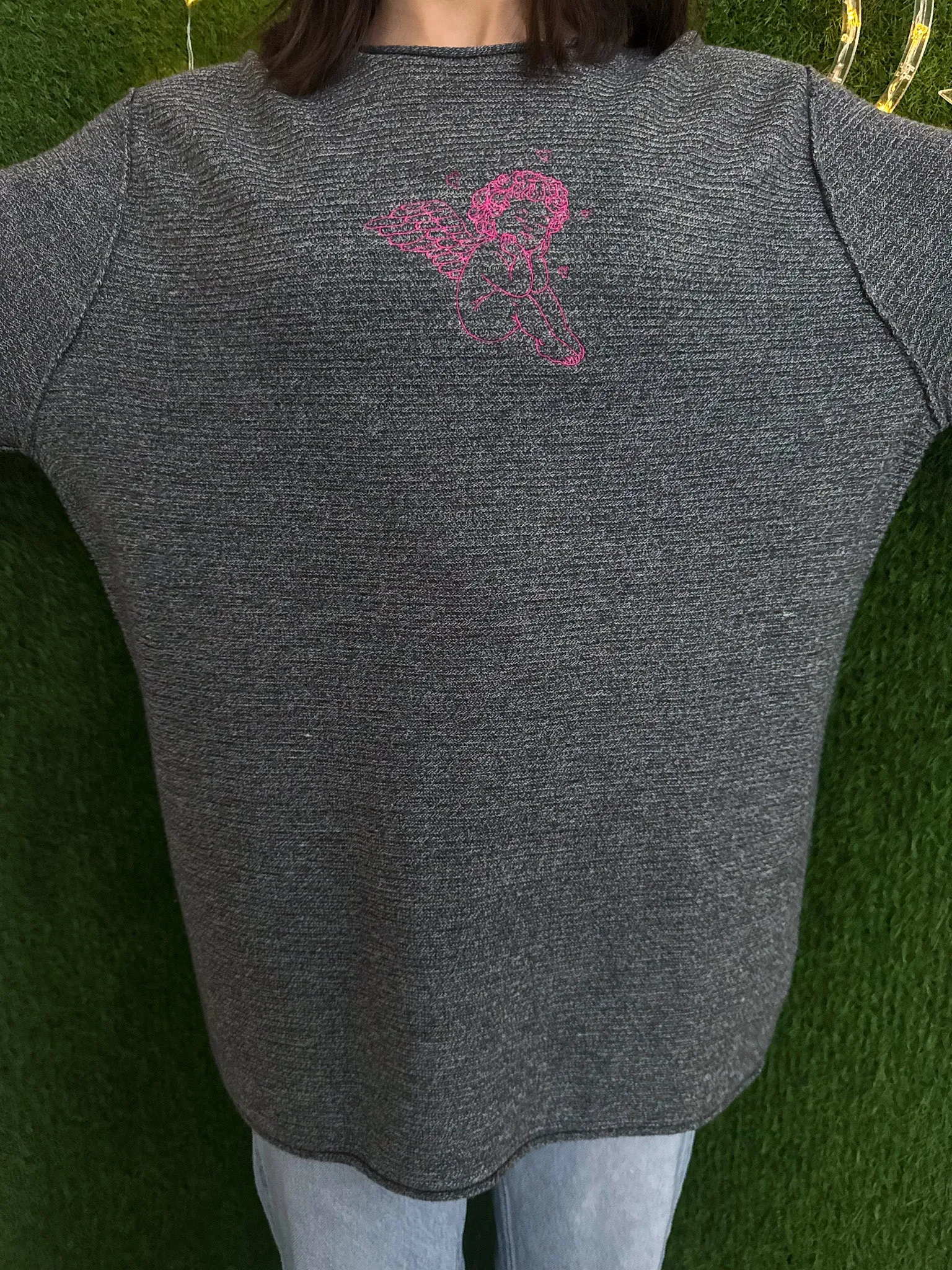 Angel Baby Grey Sweater M