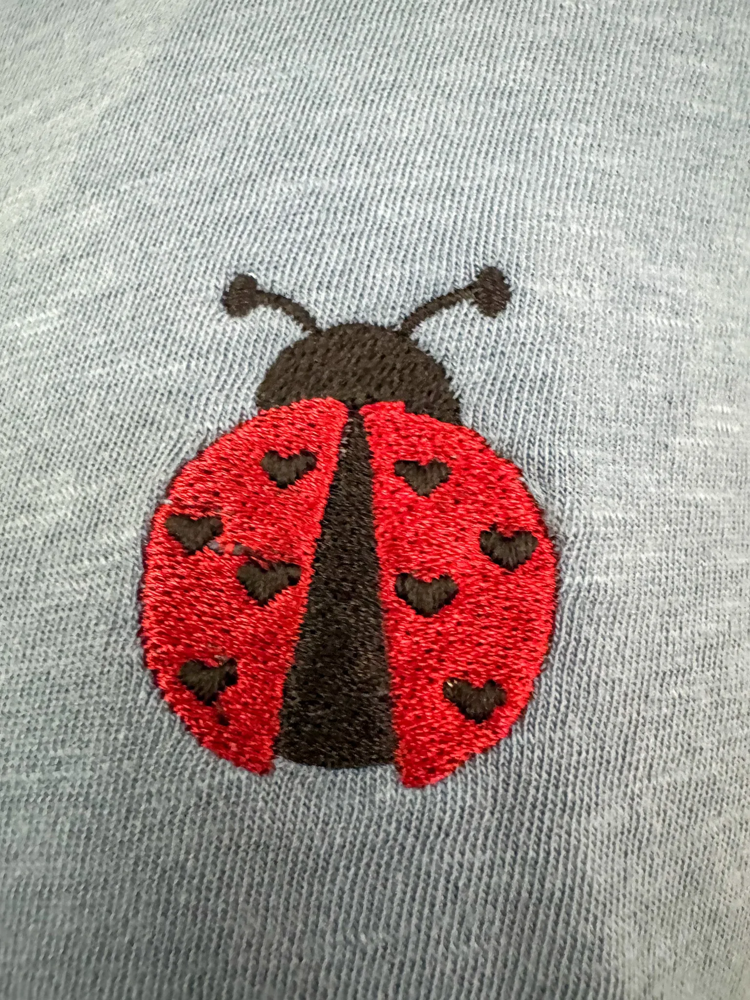 Blue Ladybug T-Shirt L