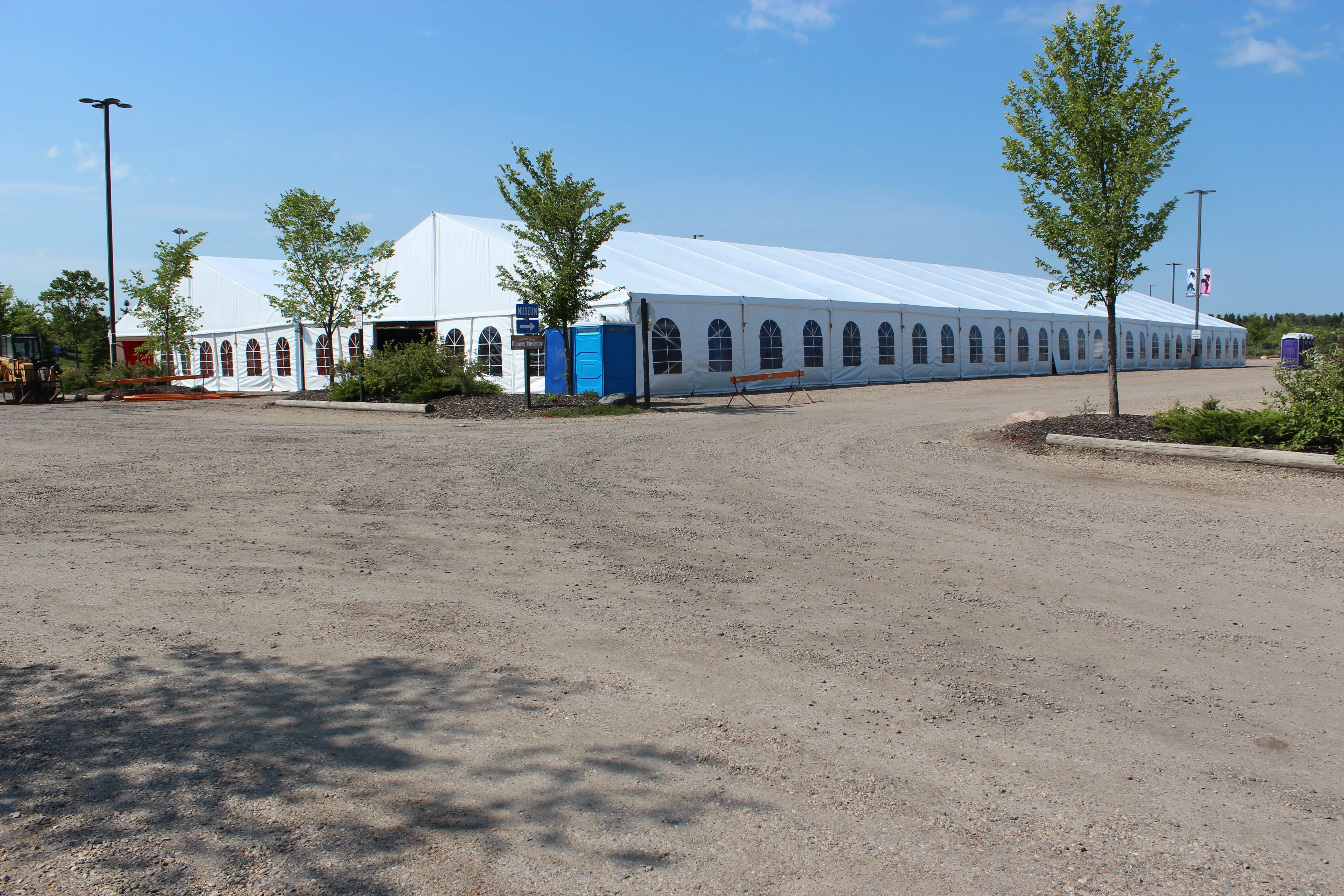 Clearspan Tent, 18M X 70M French Window