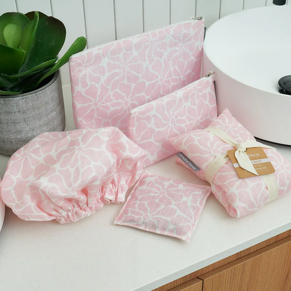 Drawer Sachet - Linen - Pink Petal Floral