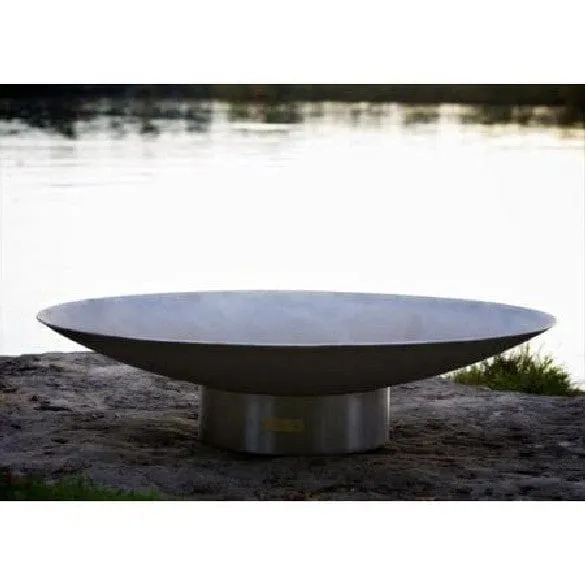 Fire Pit Art Bella Vita 70" Gas Fire with Penta 18 In Burner Match Lit