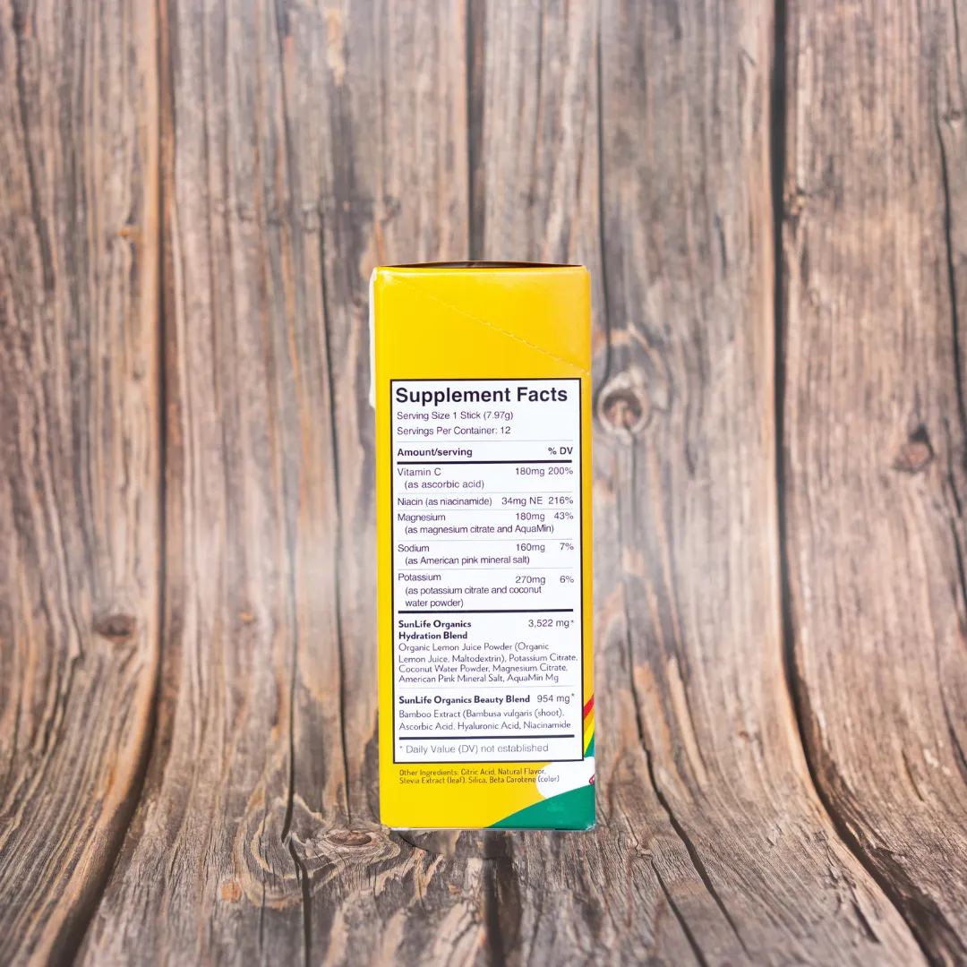Hydration & Beauty Stick Pack Box