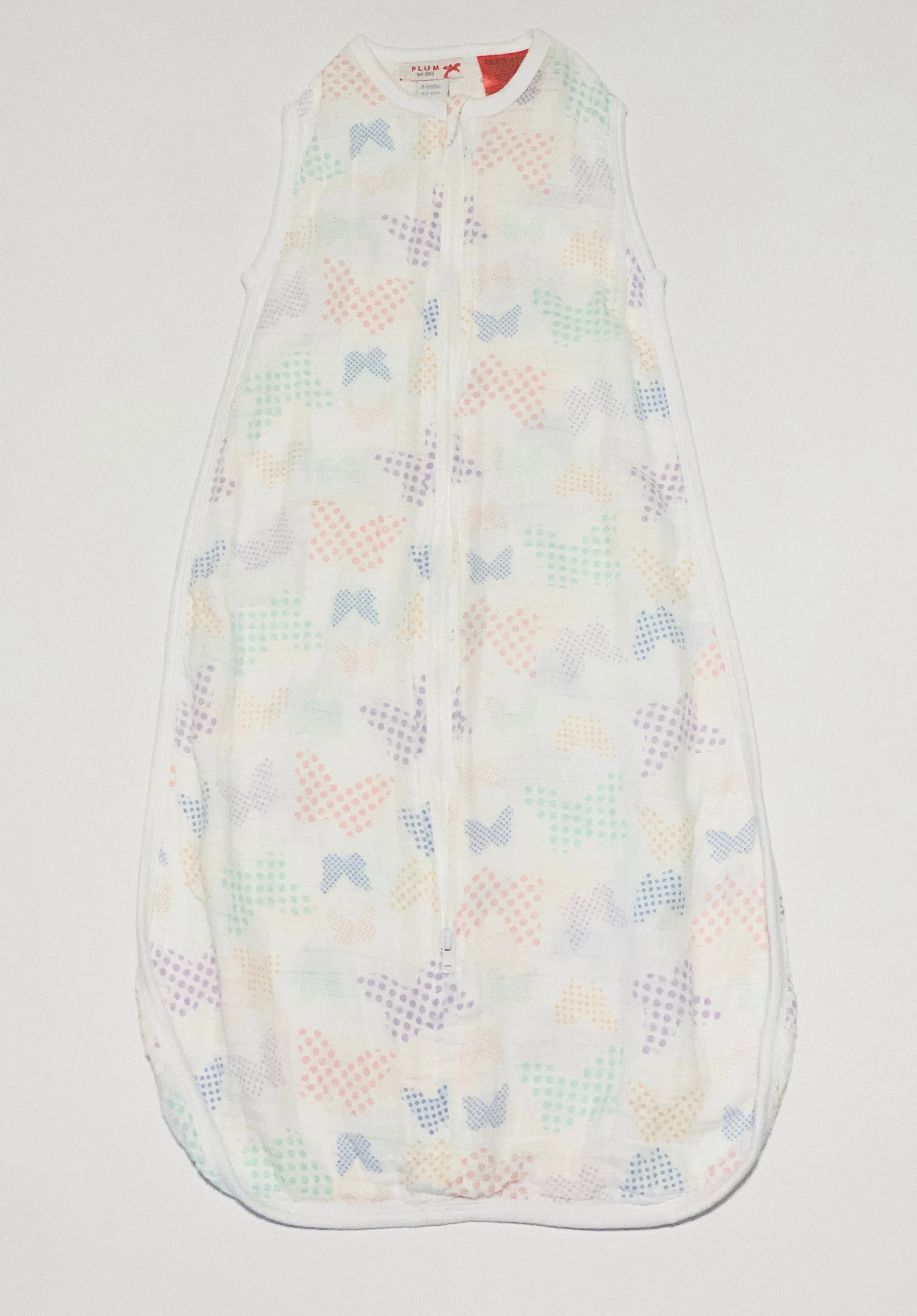 Light muslin sleeping bag 0.5 tog - Size 0-6 months