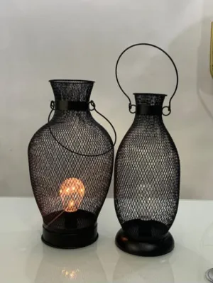 Mesh Lantern Set