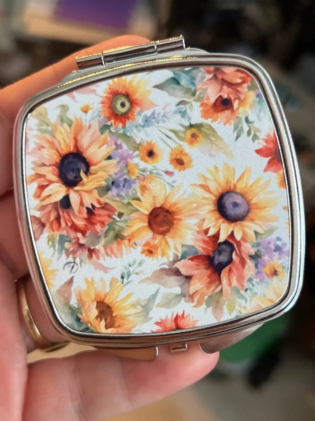 Mirrored Compacts - Square
