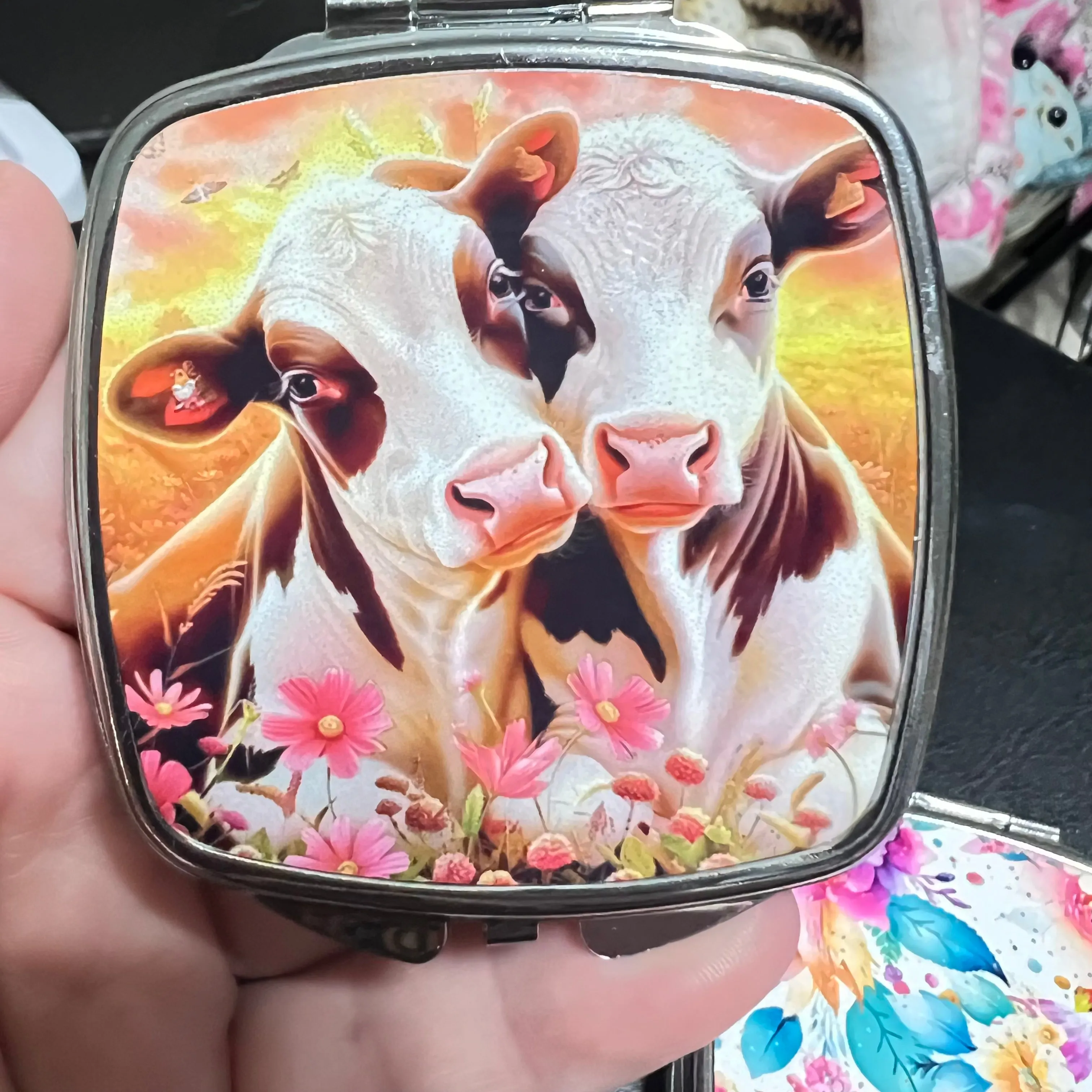 Mirrored Compacts - Square