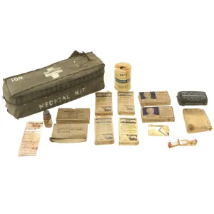Original U.S. Korean War and Vietnam Air Force Type TT-1 Medical Kit - Complete Unissued