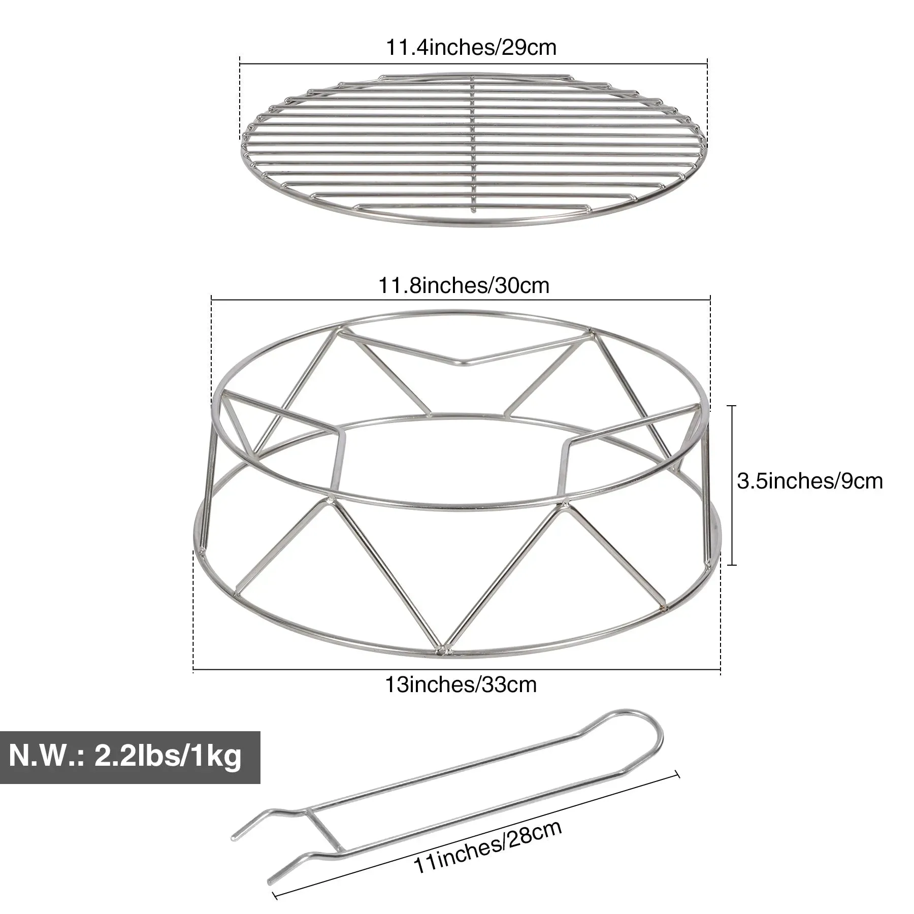 REDCAMP Fire Pit Accessory Kit for Stove