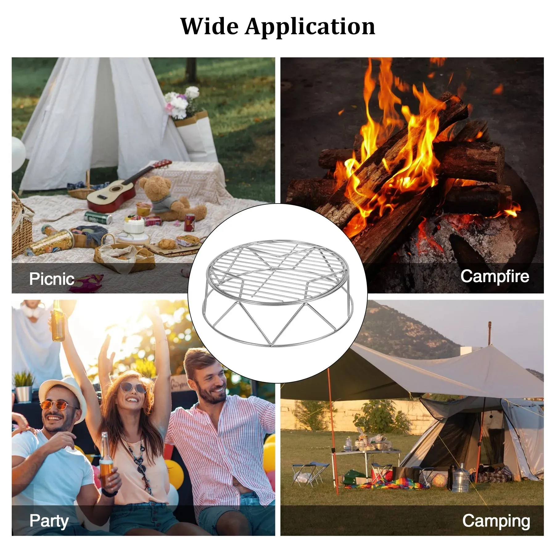 REDCAMP Fire Pit Accessory Kit for Stove