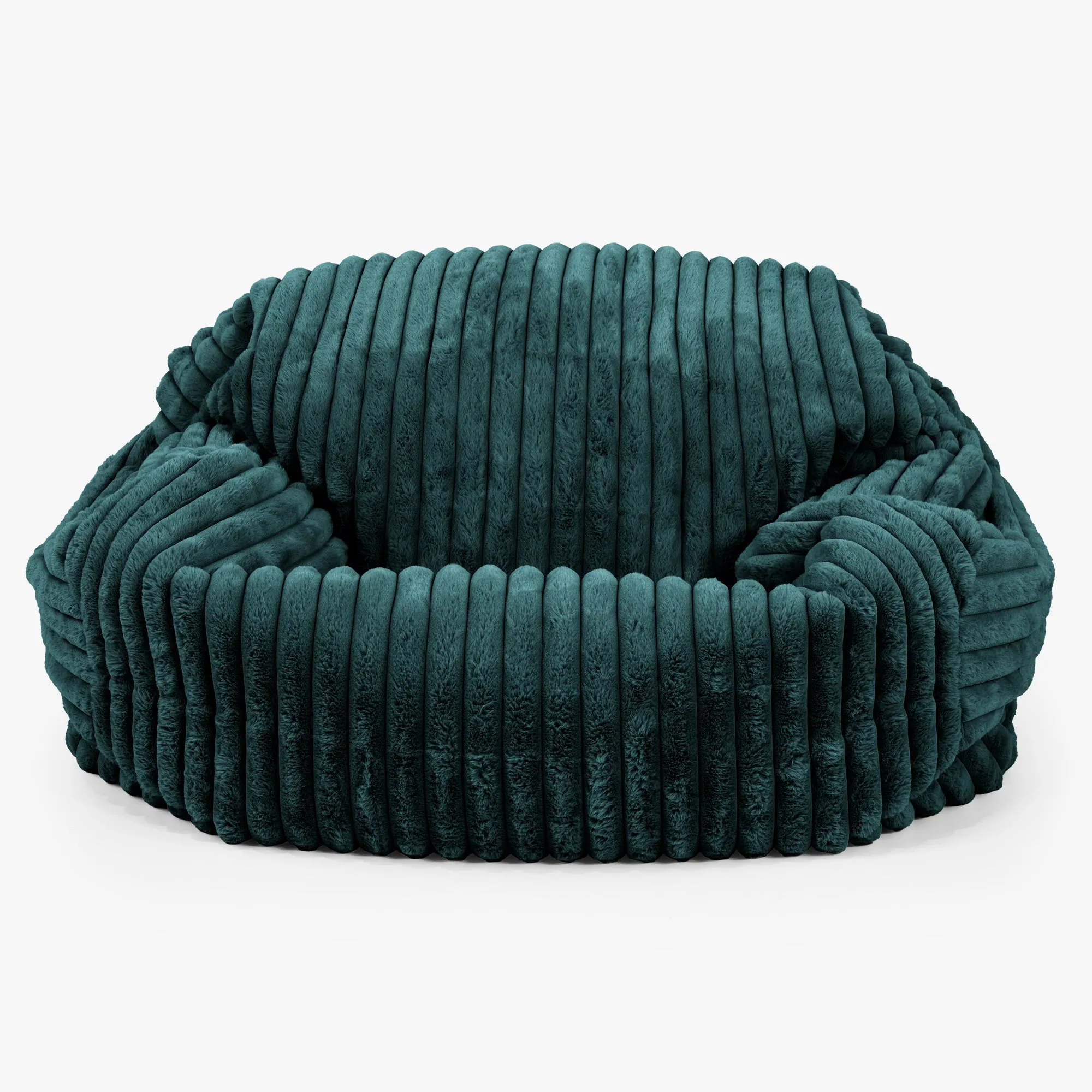 Sabine Bean Bag Sofa - Ultra Plush Cord Teal
