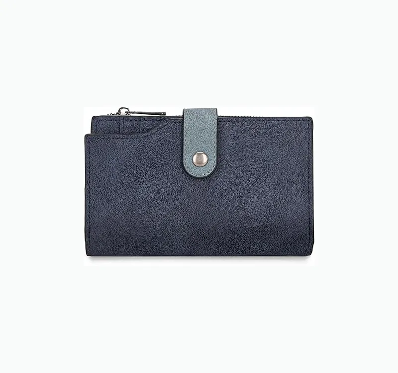 Wrangler "W" Stitch Card Holder Bi-Fold Wallet