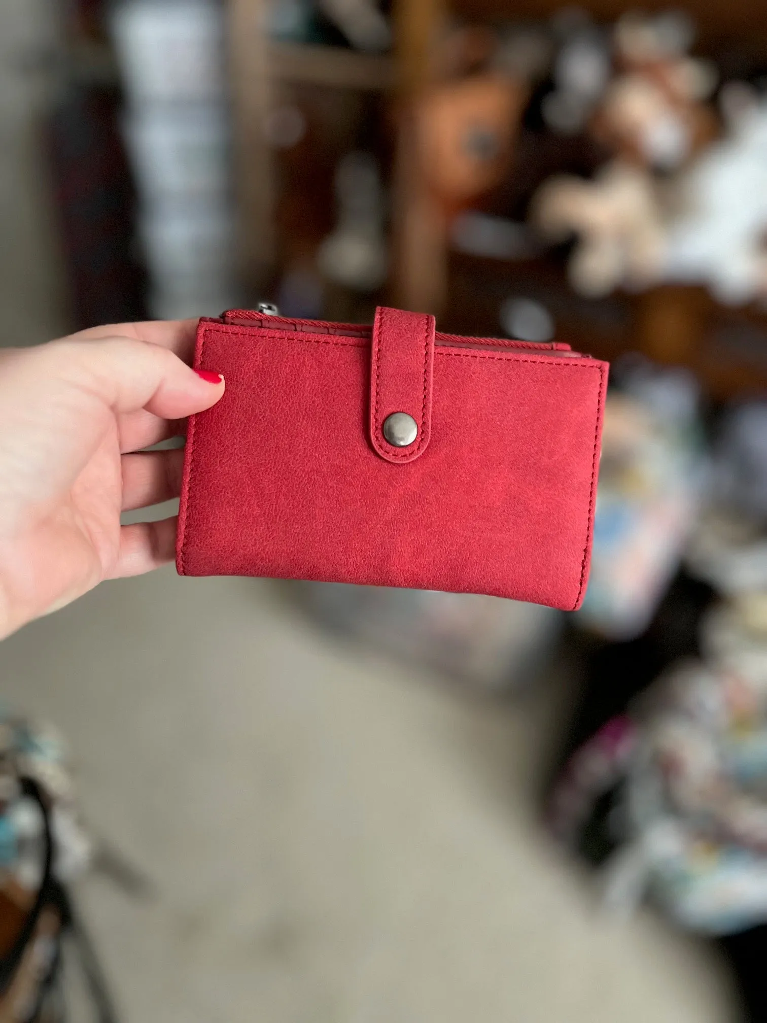 Wrangler "W" Stitch Card Holder Bi-Fold Wallet